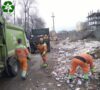 جمع آوری و پاکسازی زباله و نخاله های ساختمانی در بلوار خرمشهر